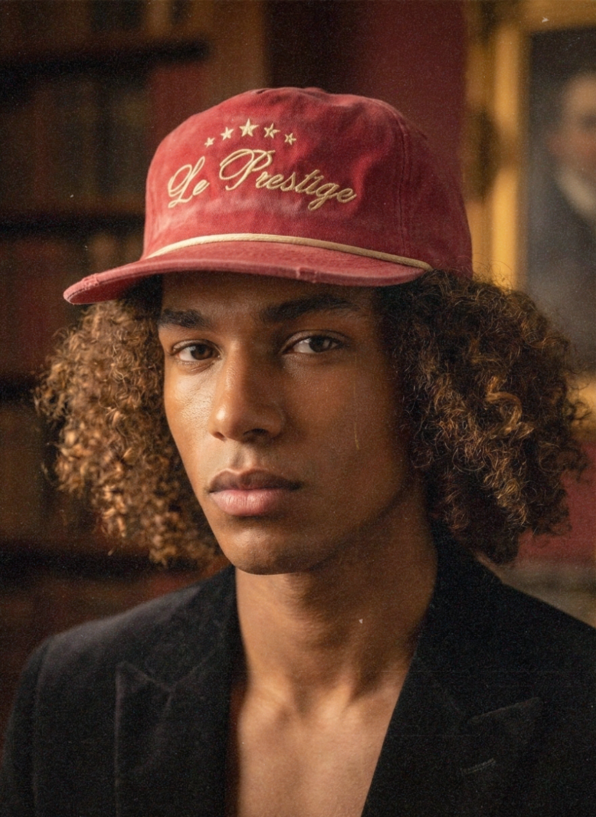 Le Prestige Red Aristocrats Cap